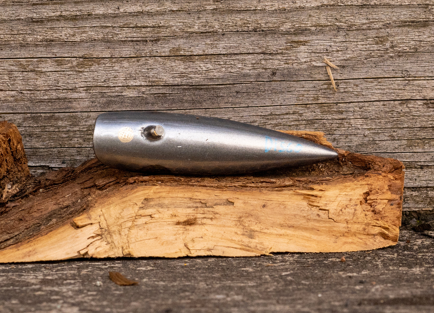 3.5 inch Custom - Black back with blue scale with UV