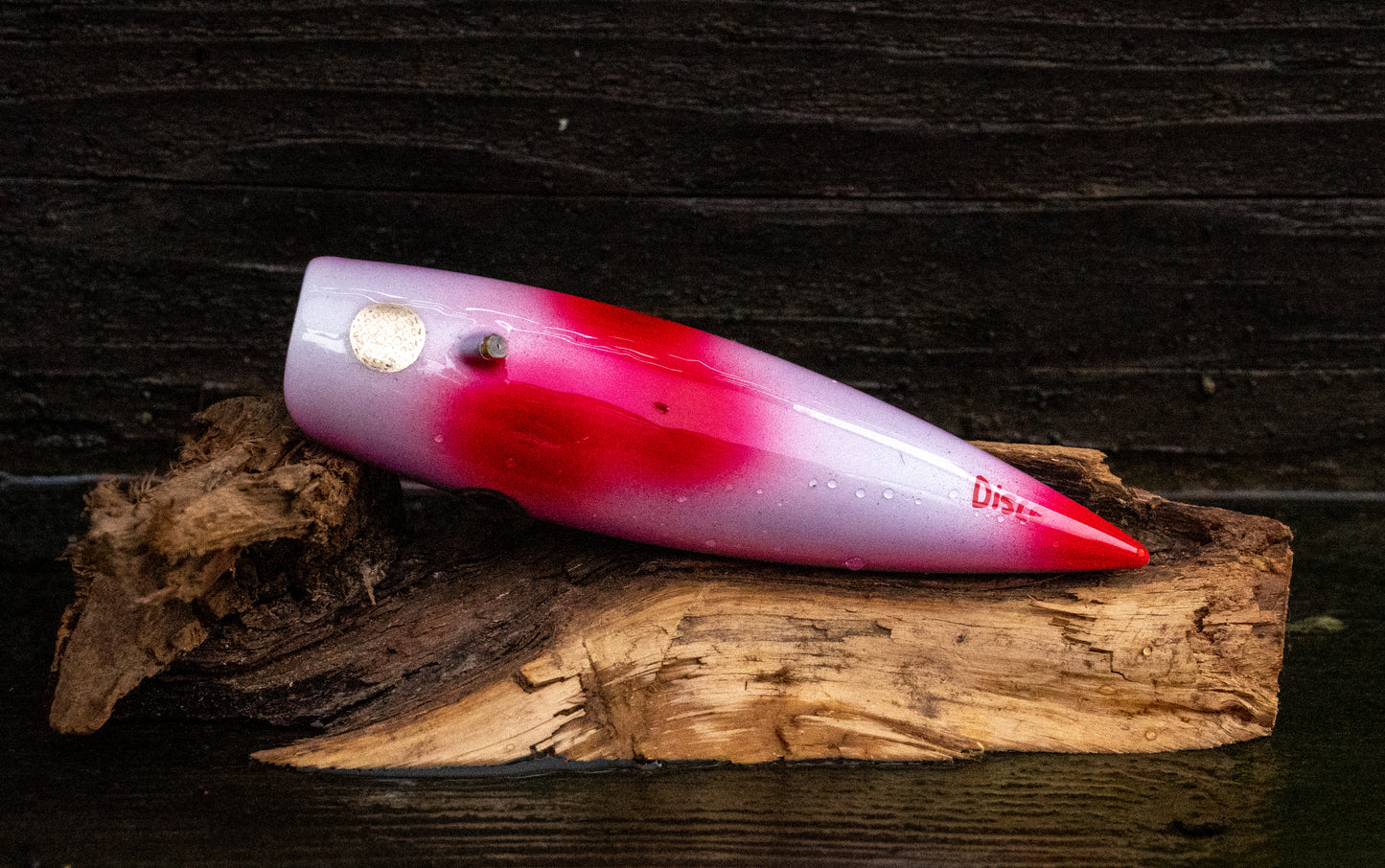 Medium Tyee Pool Special - Black back with gold scale and red accents with UV