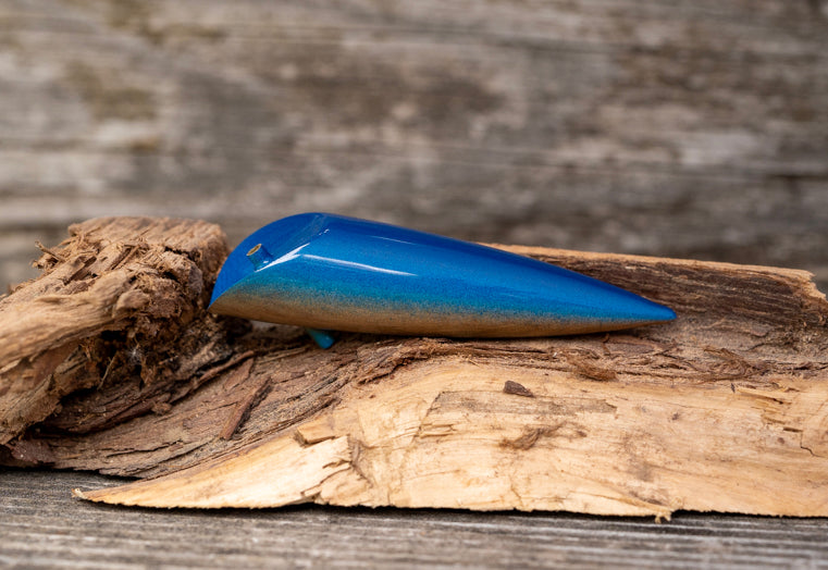 Small Signature - Raw Cedar Blue Back