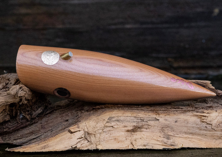 Medium Signature - Yew Wood Silver Back Side Scale with UV