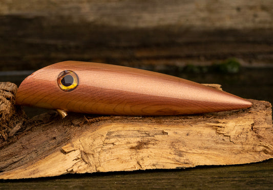 Custom 4.5" Signature - Wood Grain Pink Side with UV