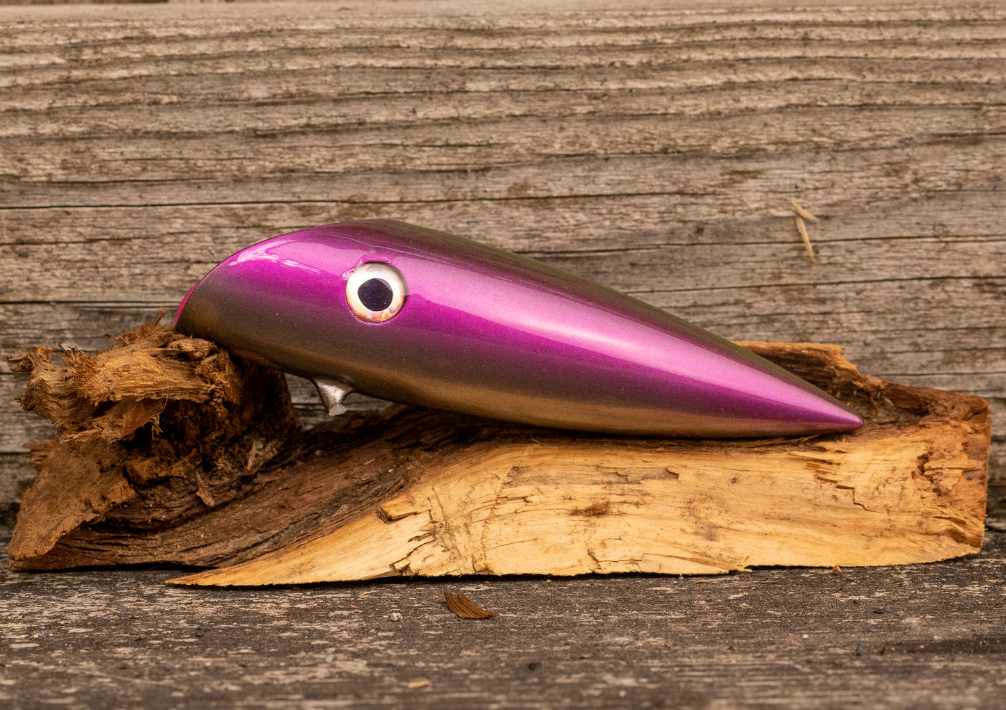 Medium Tyee Pool Special - Green back with Purple and Pink sides with UV