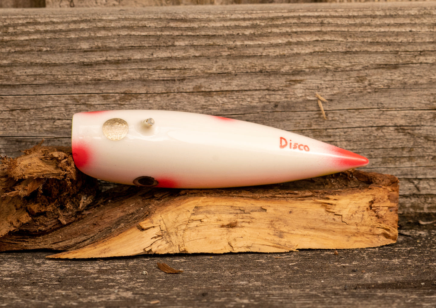 Medium Tyee Pool Special - Green back with bloody red spots with UV