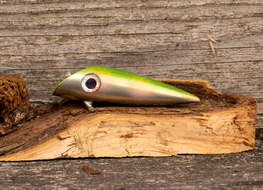 Custom 3.25 inch - Green scale and back with pink spots with GLO/UV