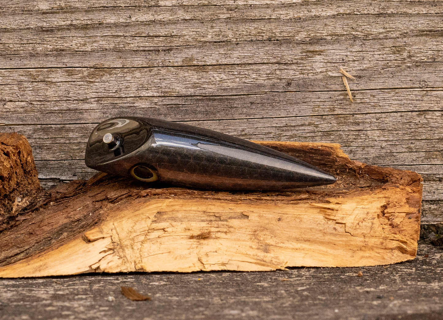 3.5 inch Custom - Black back with blue scale with UV