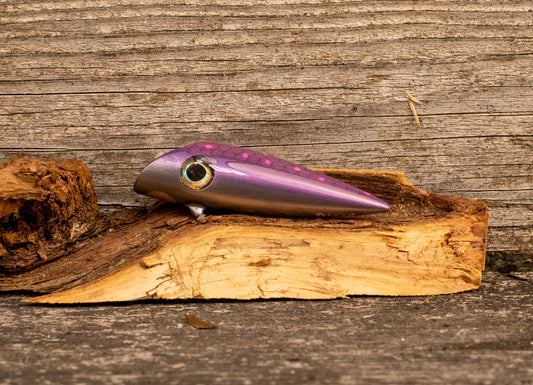 3.25 inch Custom - Purple scale and back with UV spots and GLO