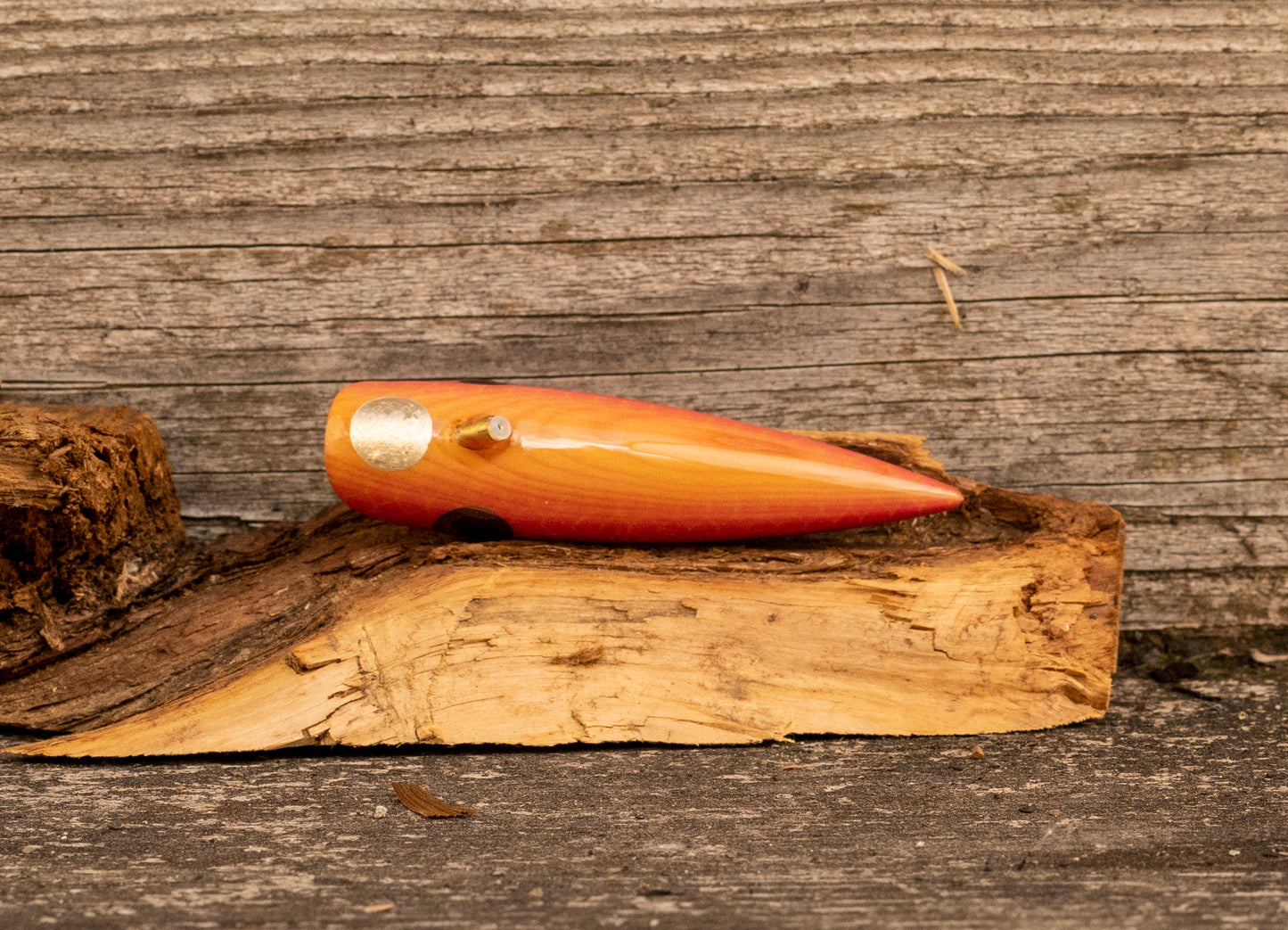 3.5 inch Custom - Gold back with pink scale with UV