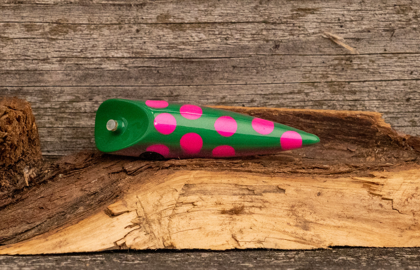 Custom 2.75 inch - Green back with pink spots with UV