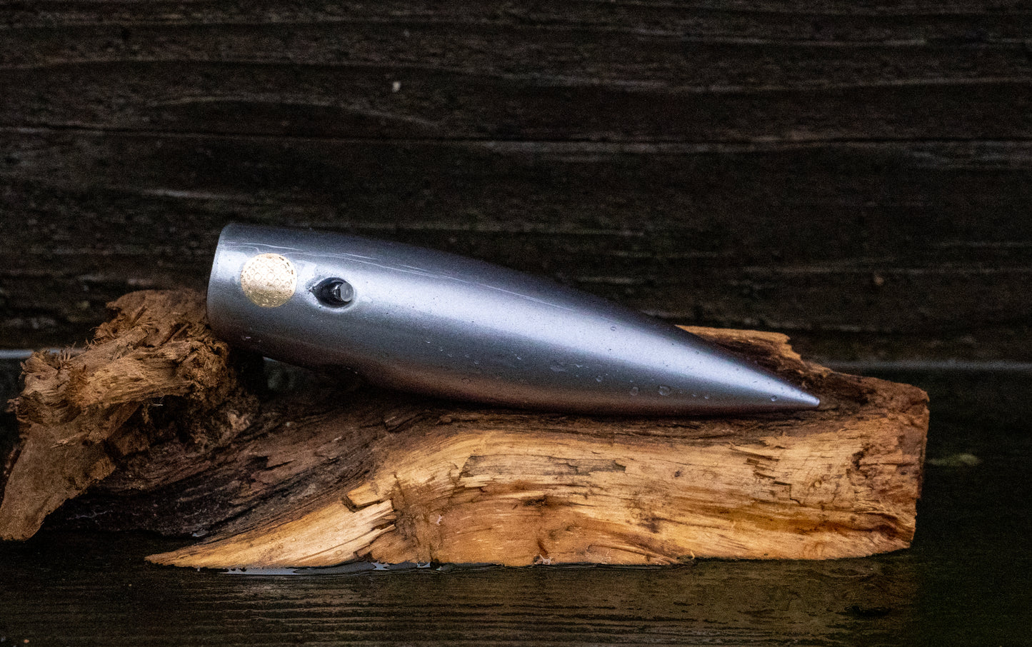 4.5 inch Custom - Blue scale back with purple stripe with UV