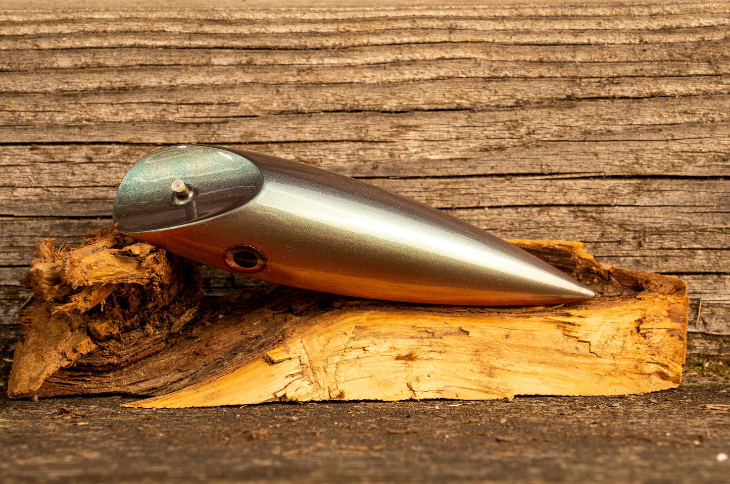 Medium Signature - Colour shift back over woodgrain with UV